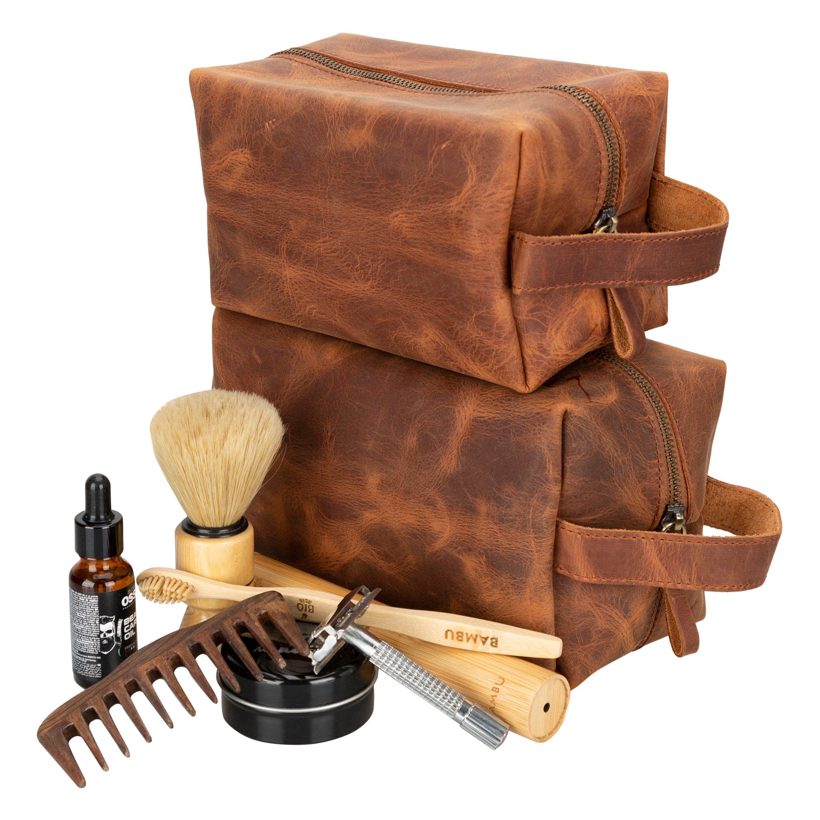 GLAM | Trousse de toilette en cuir Eve