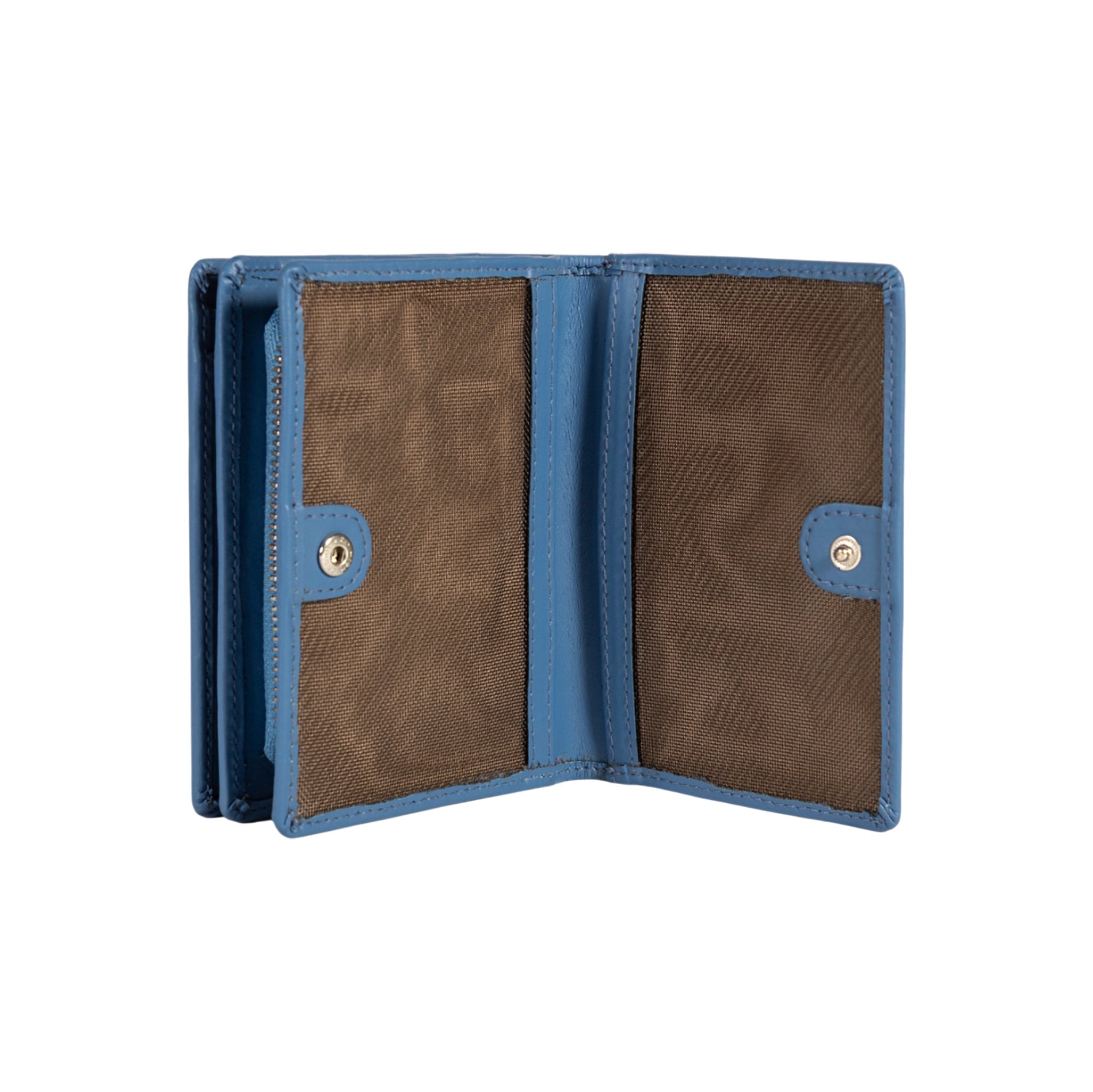 RB1083SCP | Portafogli Donna Made in Italy in Vera Pelle Liscia Opaca. Colore Glicine. Dimensioni (da chiuso): cm 13 x 9 x 2,5-2