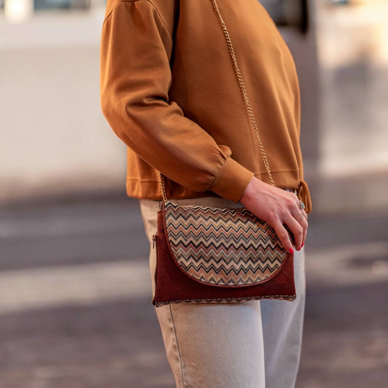 Bag Jane (big), vegan, artificial leather, 4 in 1-2