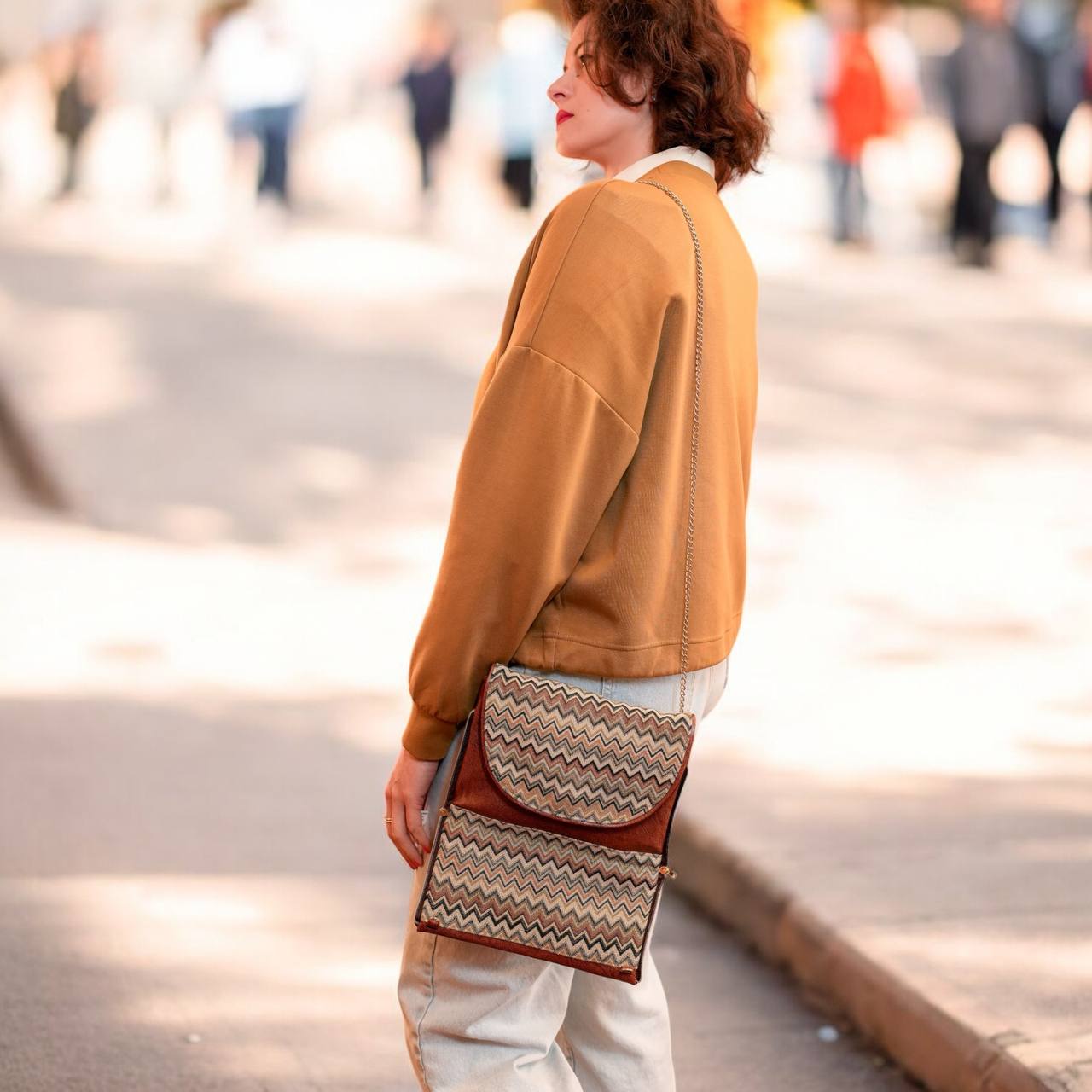 Bag Jane (big), vegan, artificial leather, 4 in 1-3