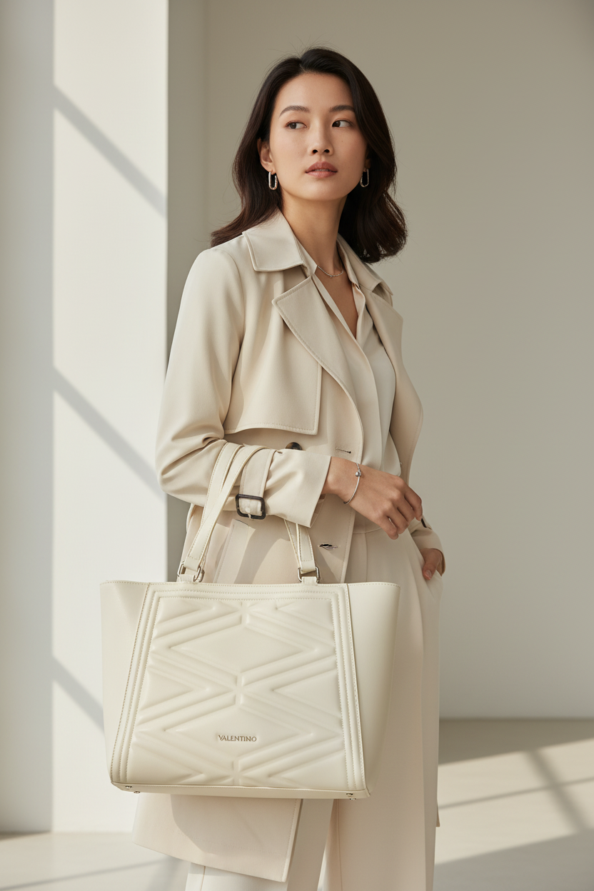 GLAM | Borsa beige da donna