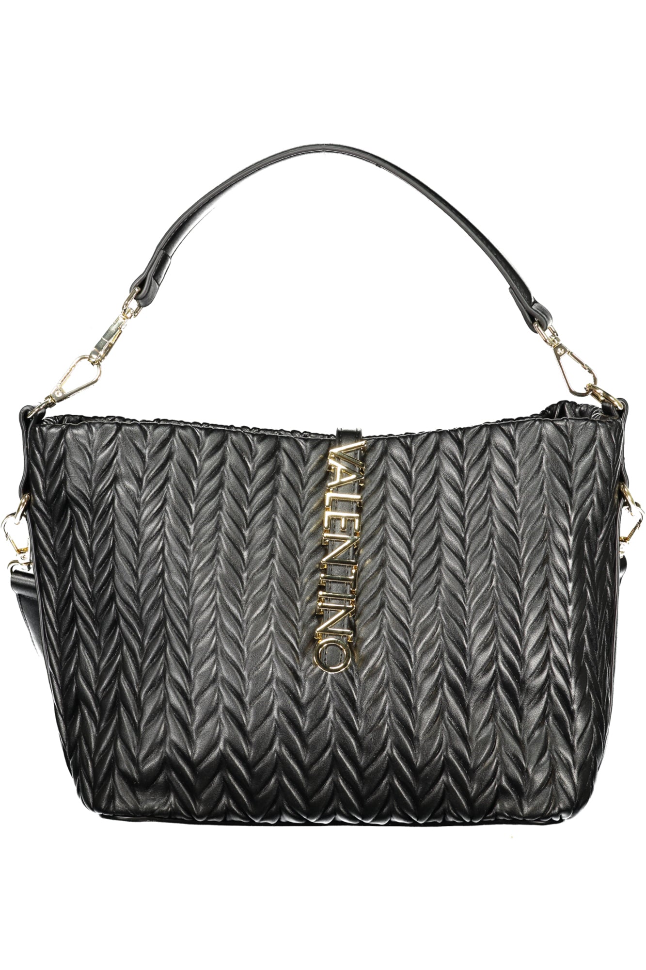 GLAM | VALENTINO TASSEN Zwarte Tas