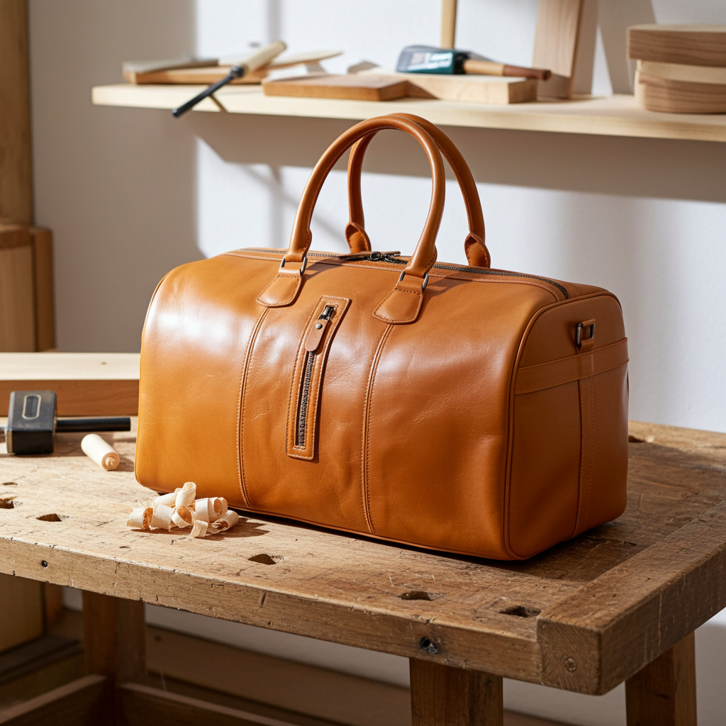Atmore Leather Duffle Bag